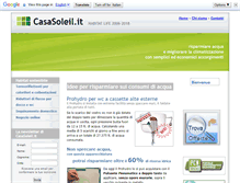 Tablet Screenshot of casasoleil.it
